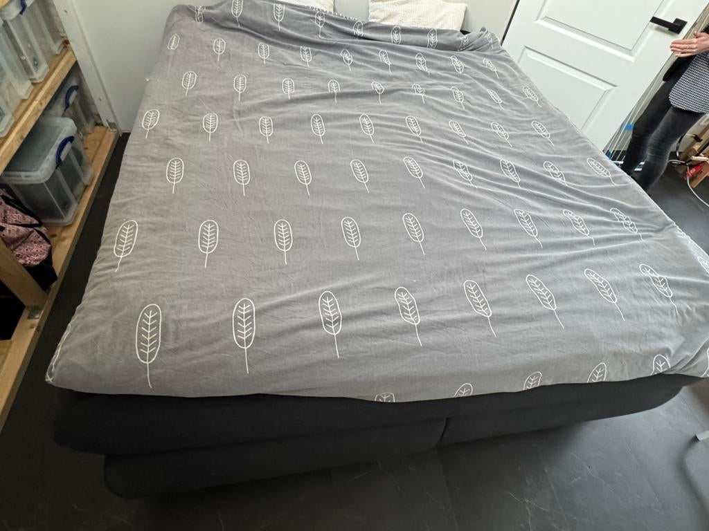 Jysk Gold Boxspring bed 180x200, Ophalen, Gebruikt, Tweepersoons, Jysk Gold