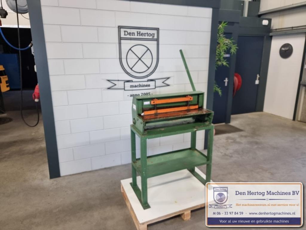 Guilotineschaar 650x1,5mm compact knipschaar tafelschaar, Doe-het-zelf en Verbouw, Gereedschap | Overige machines, Ophalen, Gebruikt