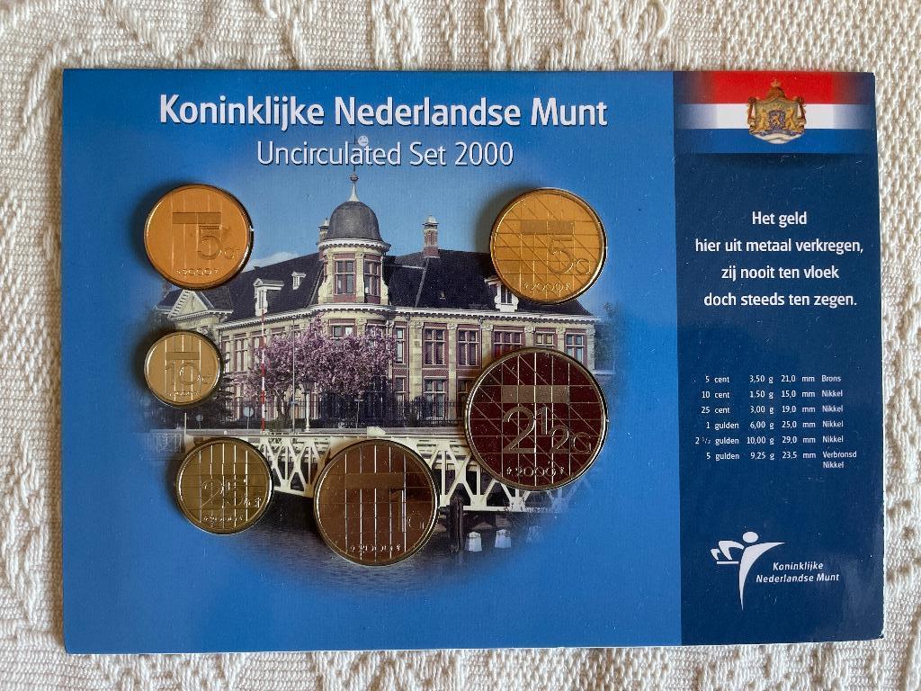 Uncirculated set 2000, Koninklijke Nederlandse Munt, Ophalen of Verzenden, Koningin Beatrix, Overige waardes, Setje