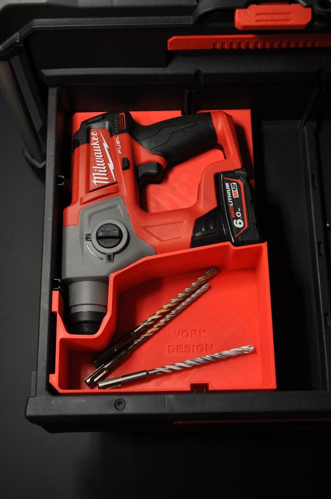 Milwaukee Packout Insert voor M12 FUEL SDS-Plus Boorhamer, Almere, Nieuw, GEREED3D, Ophalen of Verzenden