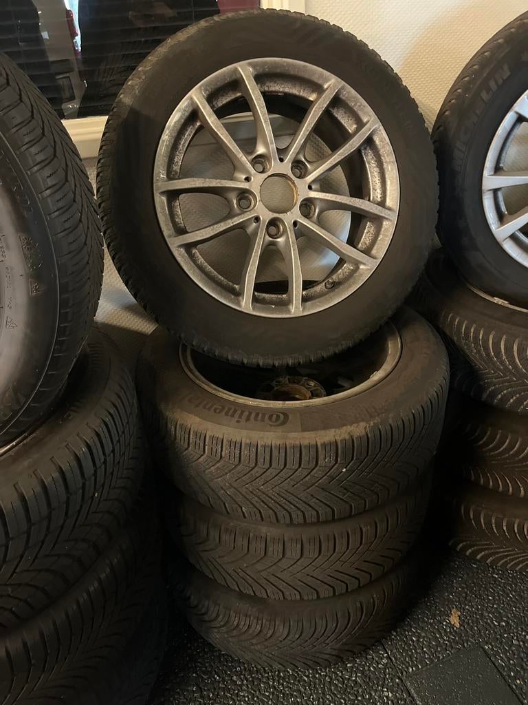 BMW Velgen met All Season & Winterbanden, Gebruikt, 16 inch, Banden en Velgen, All Season