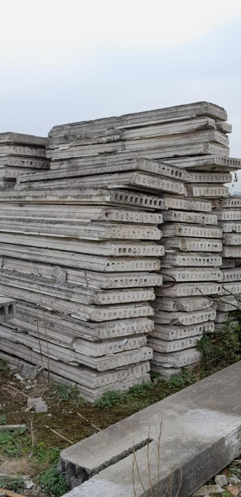 Betonplaten gebruikt, Ophalen