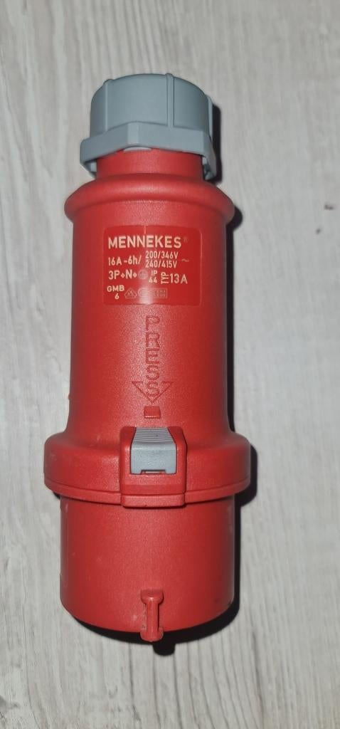 Mennekes CEE Stekker 16A 5-polig nieuw, Ophalen of Verzenden, Nieuw