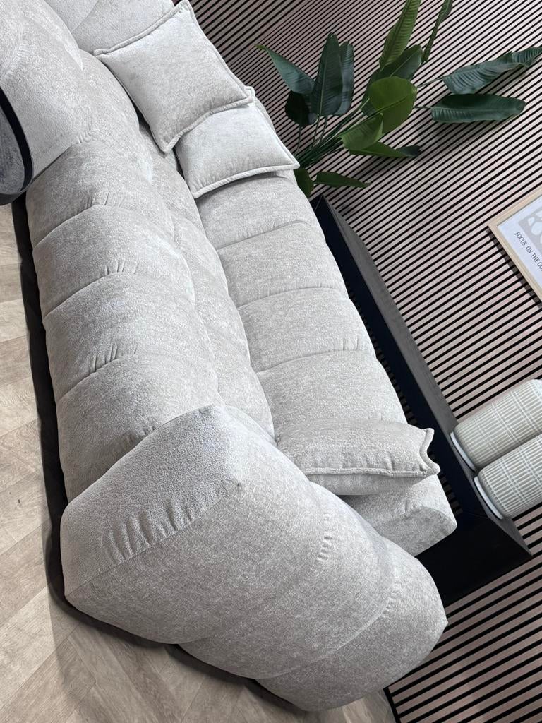 NIEUW | Japandi Modulaire Hoekbank - Beige - 280 x 213, 250 tot 300 cm, -, -, Hoekbank