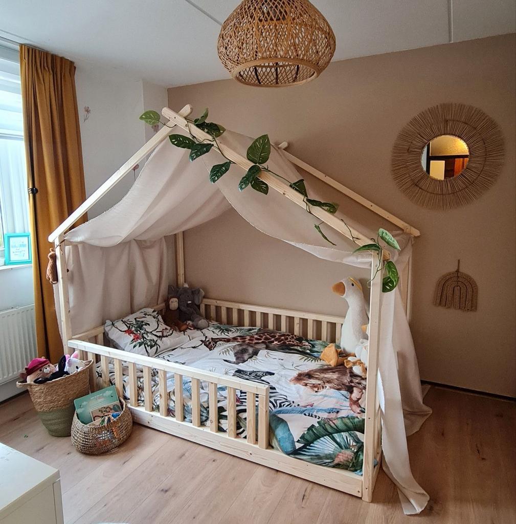 NIEUW bedhuis kinderbed 90x200 alle maten en modellen mogel, 85 tot 100 cm, Nieuw, Ophalen of Verzenden, Lattenbodem