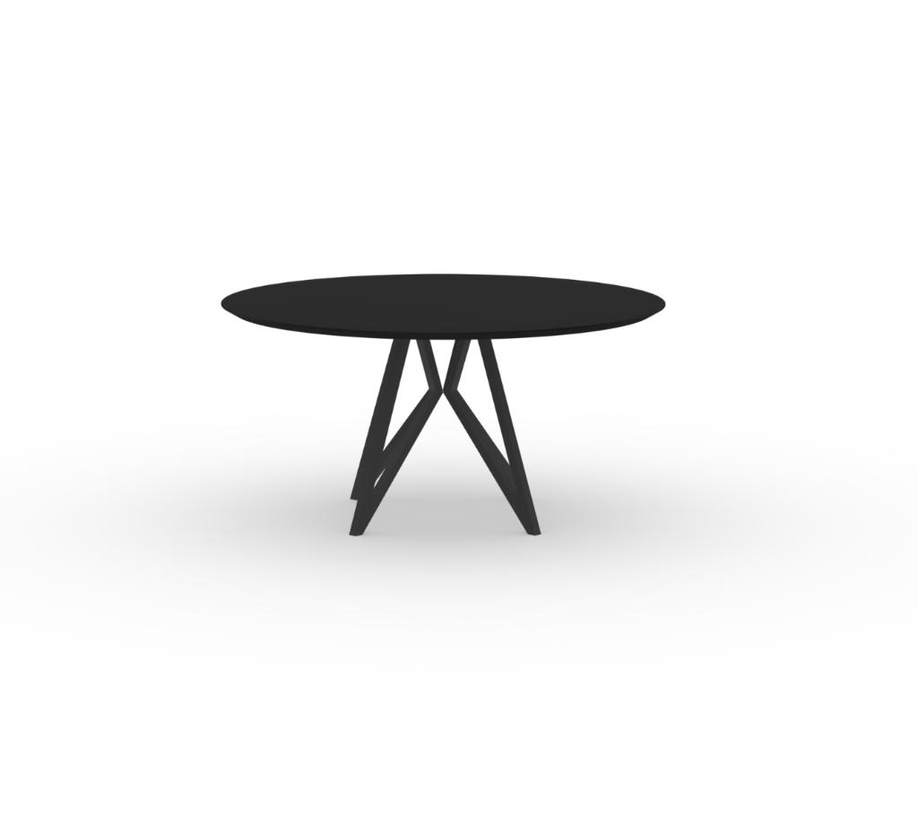 Studio Henk Eettafel 150 Zwart Fenix Butterfly Van €2989 nu, 100 tot 150 cm, Studio Henk, Nieuw, Studio Henk