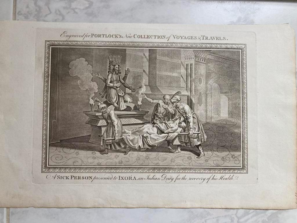 1795:A sick person presented to Ixora, an Indian Deity, mooi, Ophalen of Verzenden
