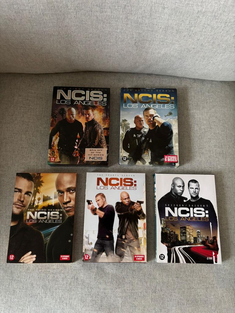 NCIS: Los Angeles DVD box – Seizoen 1 t/m 5, Vanaf 16 jaar, Boxset, Ophalen of Verzenden, Zo goed als nieuw