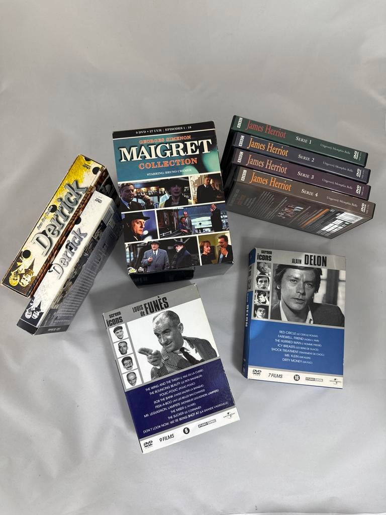Klassiekers op DVD:  Derrick, James Herriot en meer, Cd's en Dvd's, Dvd's | Tv en Series, Ophalen of Verzenden, Zo goed als nieuw