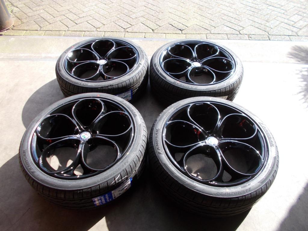 ALFA TONALE STELVIO GIULIA VELGEN + BANDEN 245 40 20 + TPMS, 245 mm, Banden en Velgen, Nieuw, Ophalen of Verzenden