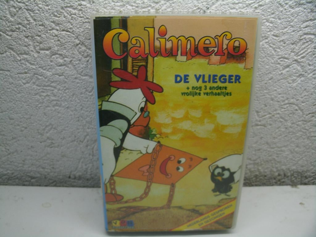 vhs 55a calimero de vlieger, Alle leeftijden, Ophalen of Verzenden, Zo goed als nieuw