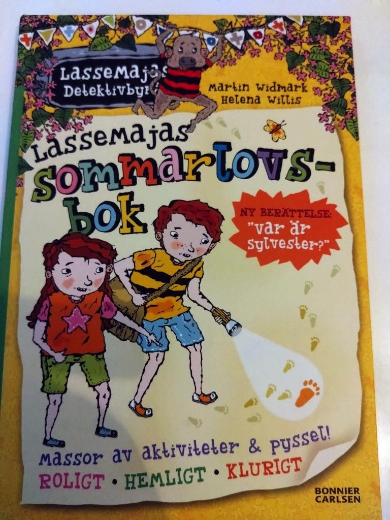 Lassemajas detektivbyrå sommarlovspyssel #svenska/zweeds#, Ophalen of Verzenden, Gelezen, Fictie algemeen