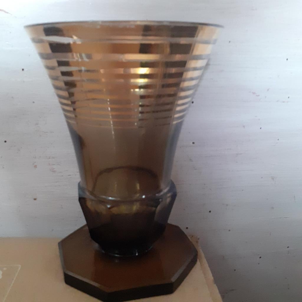 Art Deco "Boom glas" vaas, Ophalen of Verzenden