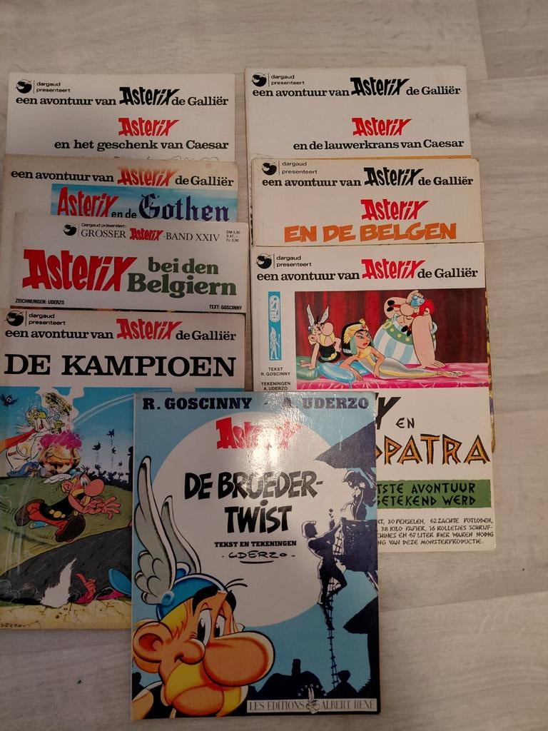 Asterix stripboeken collectie, Meerdere stripboeken, Ophalen of Verzenden, Gelezen, Goscinny/Uderzo