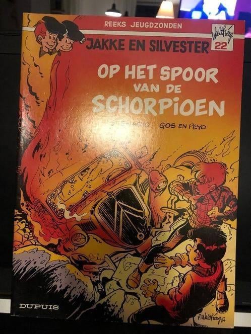 Op het spoor van de schorpioen jakke en silvester k4, Eén stripboek, Ophalen of Verzenden, Zo goed als nieuw