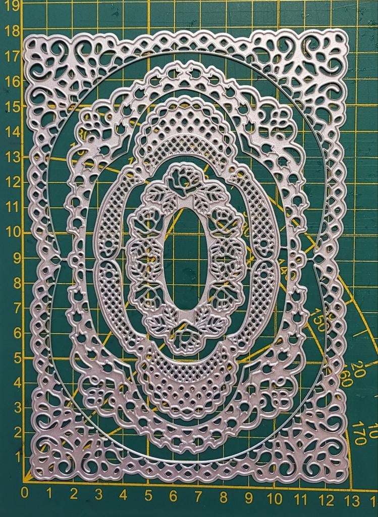 Snijmal vintage bloem / roos, Ophalen of Verzenden, Nieuw, Overige thema's, Pons of Mal