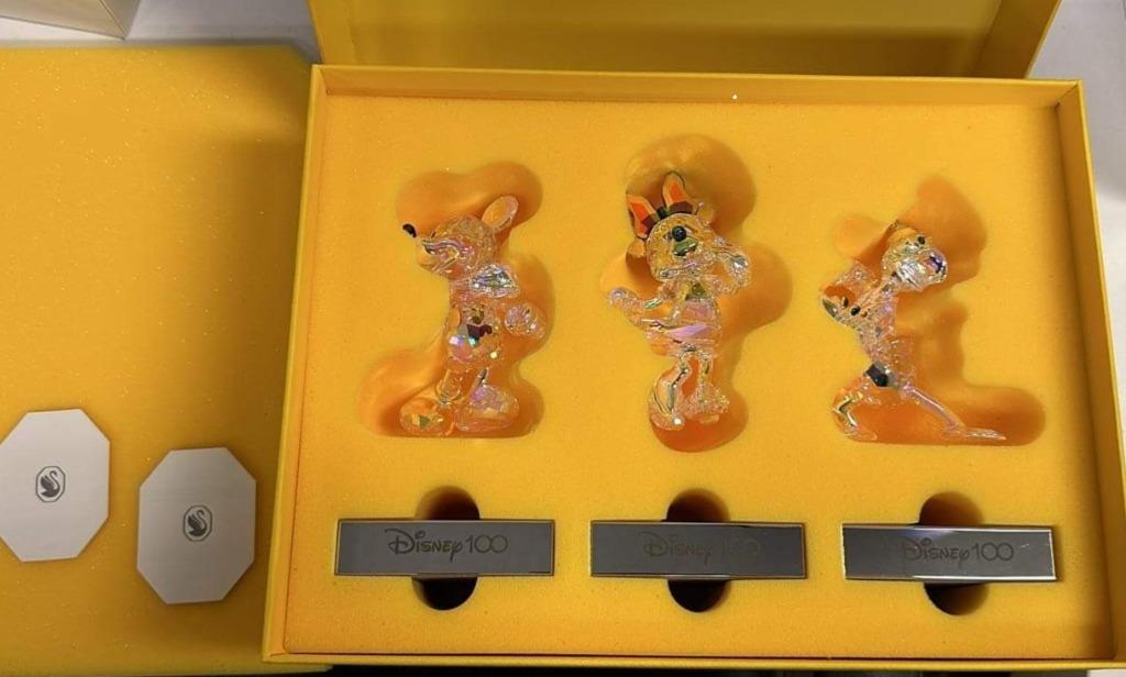 Swarovski Disney 100 Jaar Set, Mickey, Minnie en Donald., Swarovski@.com, Wattens, Nieuw, Ophalen of Verzenden