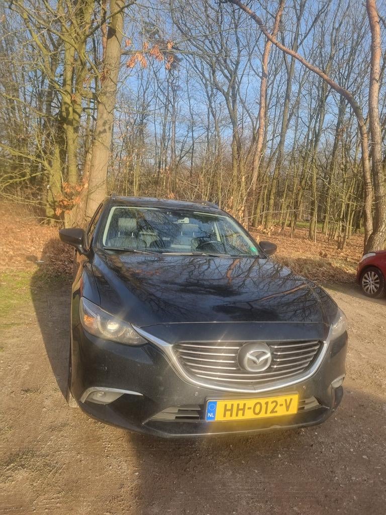 Mazda 6 2.2D 110KW Sportbreak 2015 Zwart, Auto's, Mazda, 730 kg, 4 cilinders, 2191 cc, Zwart