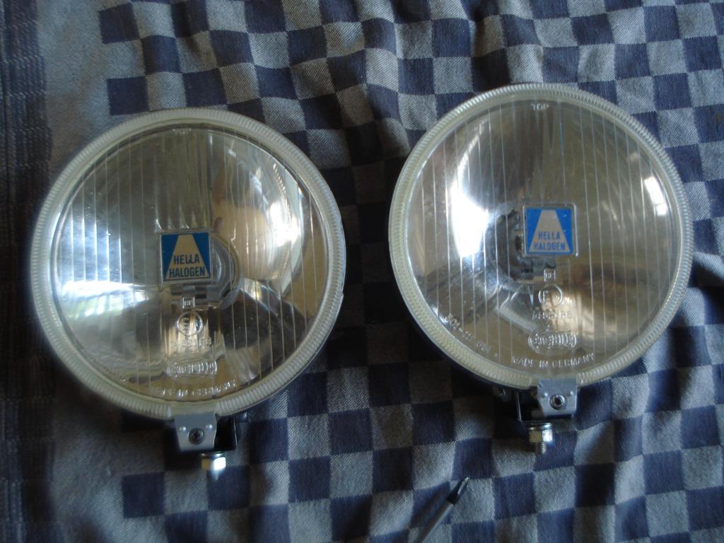Oldtimer 2 Hella verstralers type 160 diameter 16 cm, Auto-onderdelen, Verlichting, Verzenden, Gebruikt