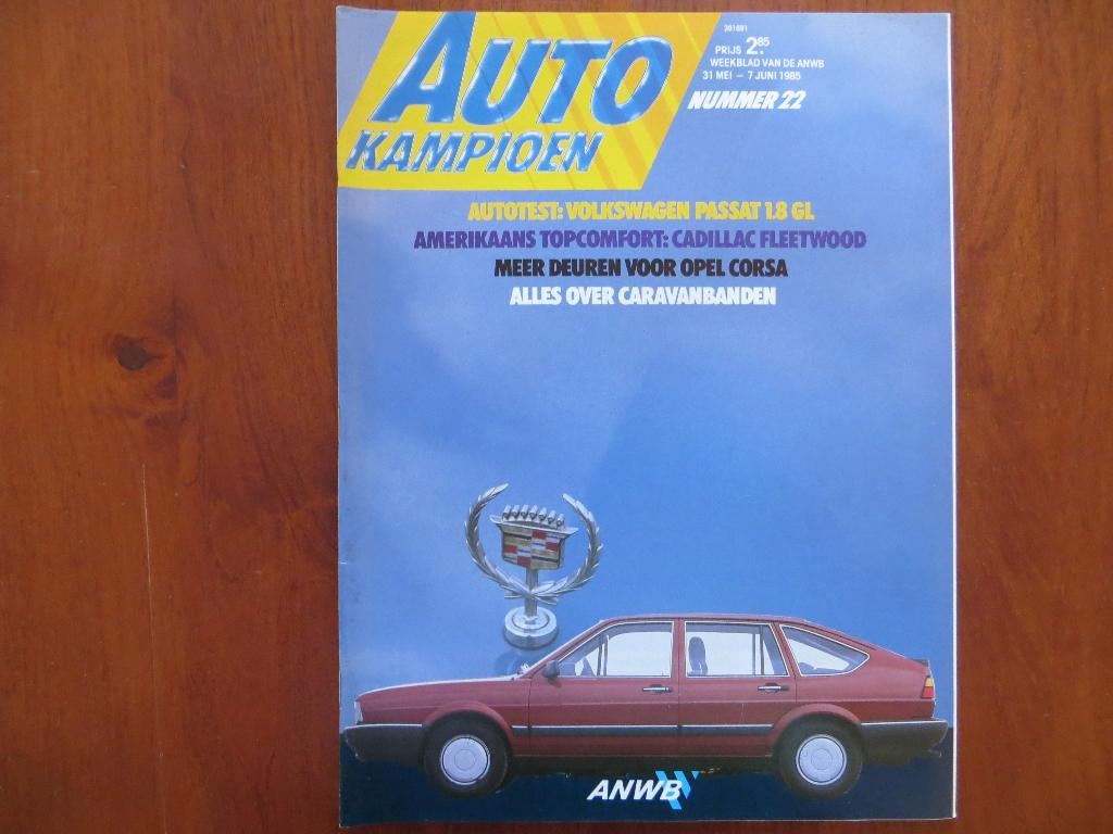 Autokampioen 22 1985 Volkswagen Passat 1.8 GL, Fleetwood, Ophalen of Verzenden, Nieuw, Volkswagen