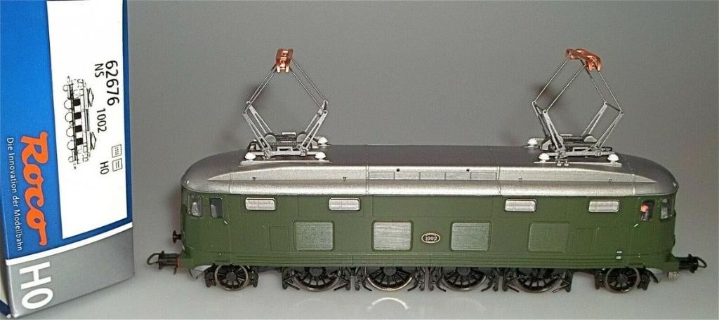 Roco 62676 NS E-lok 1000 groen NIEUW oerloc, Hobby en Vrije tijd, Ophalen, Nieuw, NS, Roco