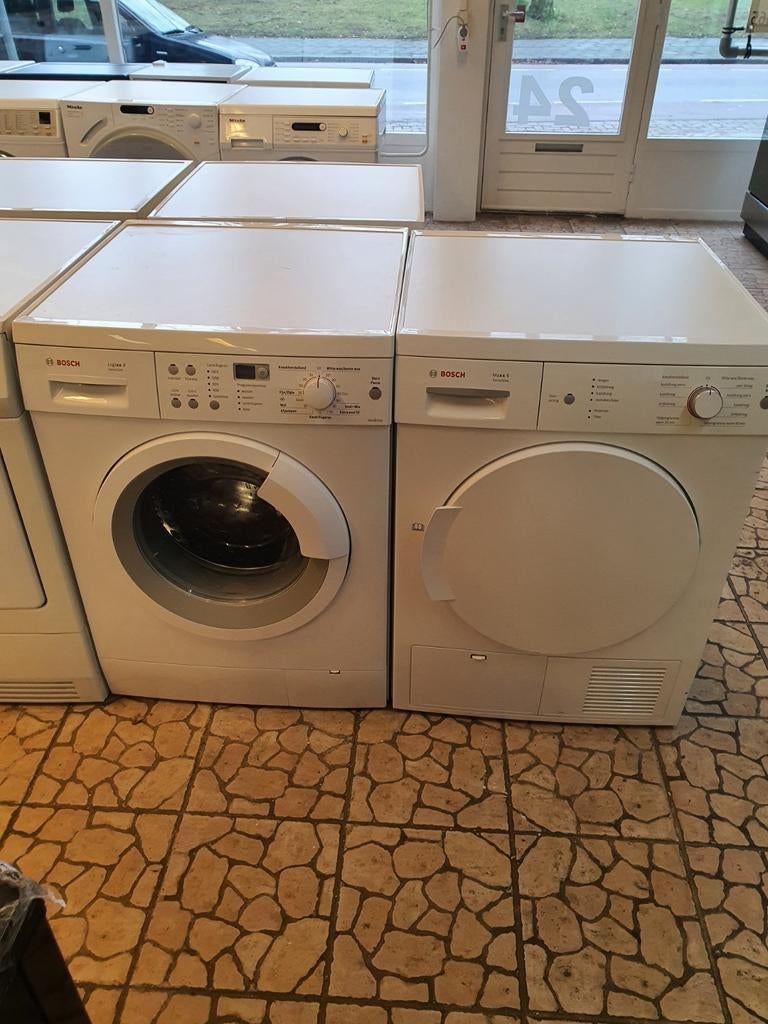 Nette jonge Bosch Setje Wasmachine en condens droger 8KG