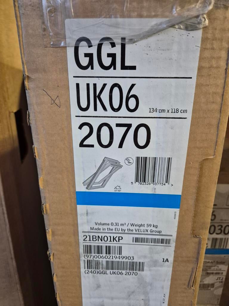 Magazijn opruiming nieuwe VELUX dakramen!!!!, Minder dan 80 cm, 80 tot 120 cm, Nieuw, Ophalen of Verzenden