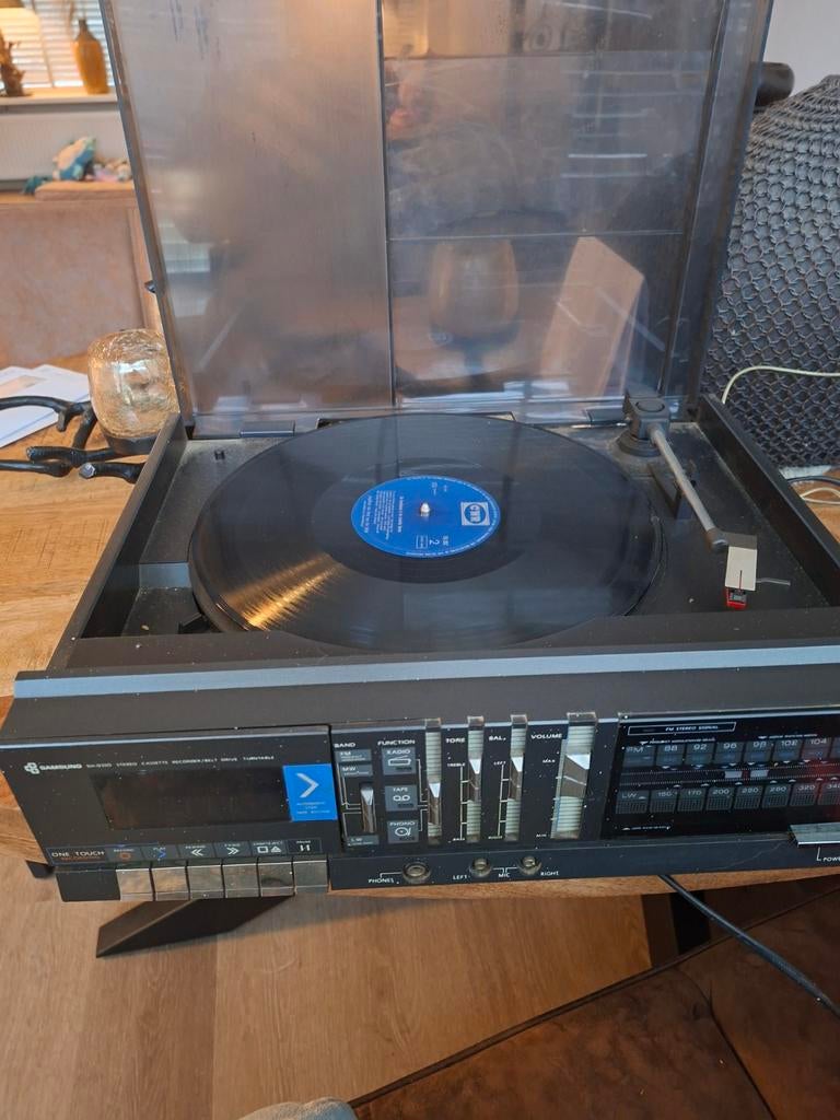 Samsung Platenspeler/Cassetterecorder/Radio - Vintage!, Ophalen of Verzenden, Gebruikt, Platenspeler, Overige merken