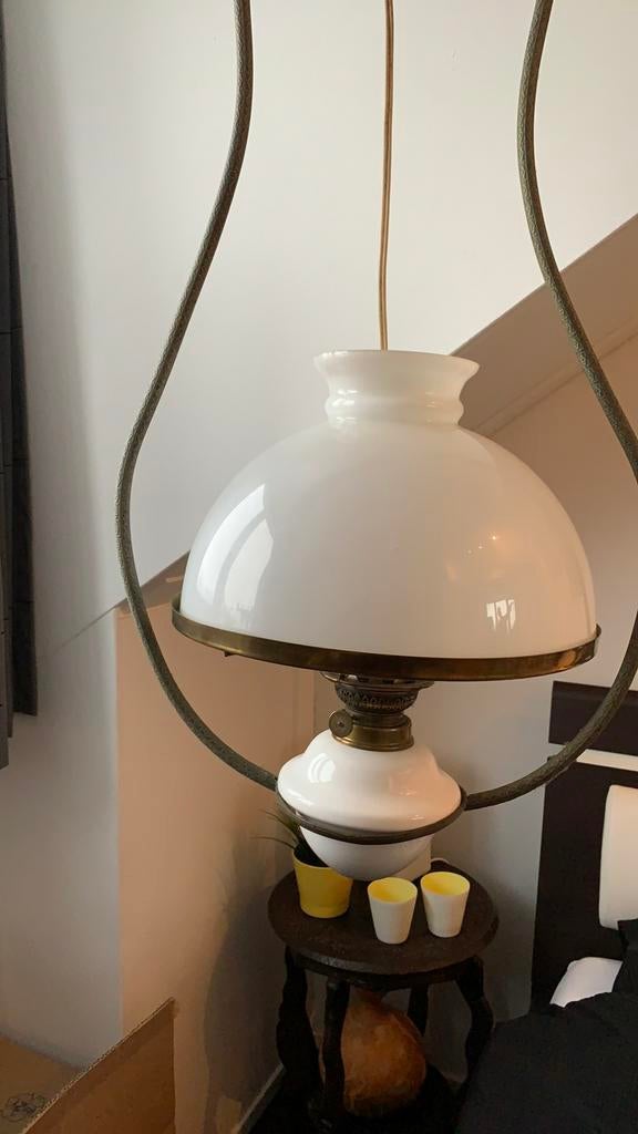 prachtige majolica lamp, Ophalen of Verzenden