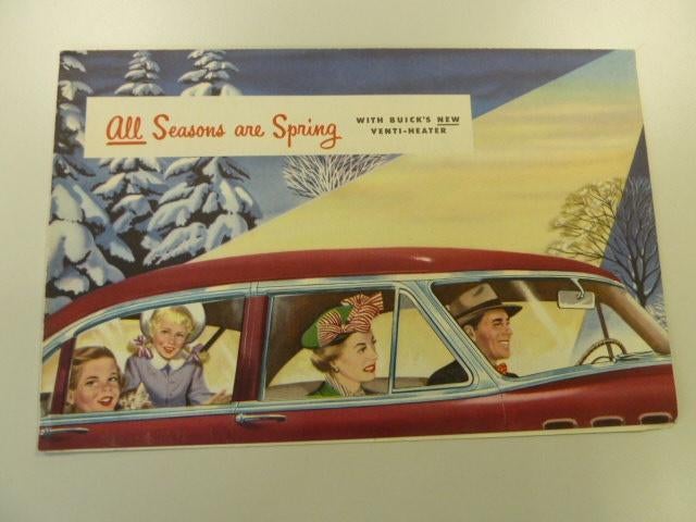 1950 Buick Venti-Heater Brochure USA, Ophalen of Verzenden, Gelezen, Overige merken