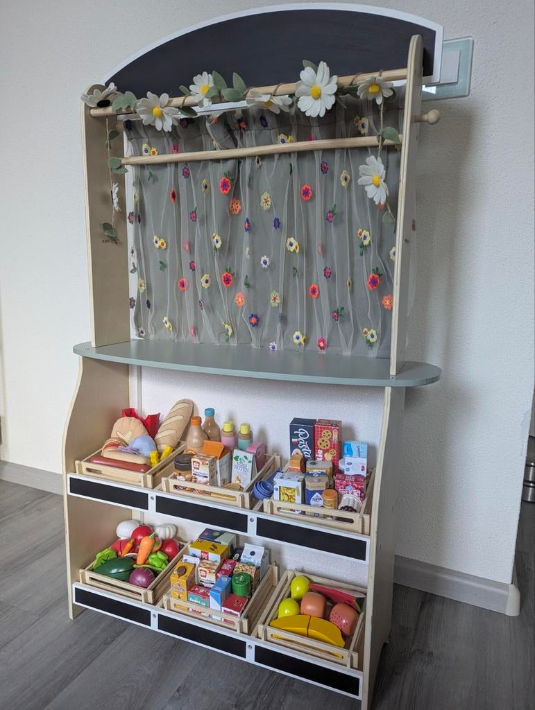 Kraampje 2 in 1, Kinderen en Baby's, Speelgoed | Speelkeukens, Nieuw, Speelkeuken, Hout, Ophalen