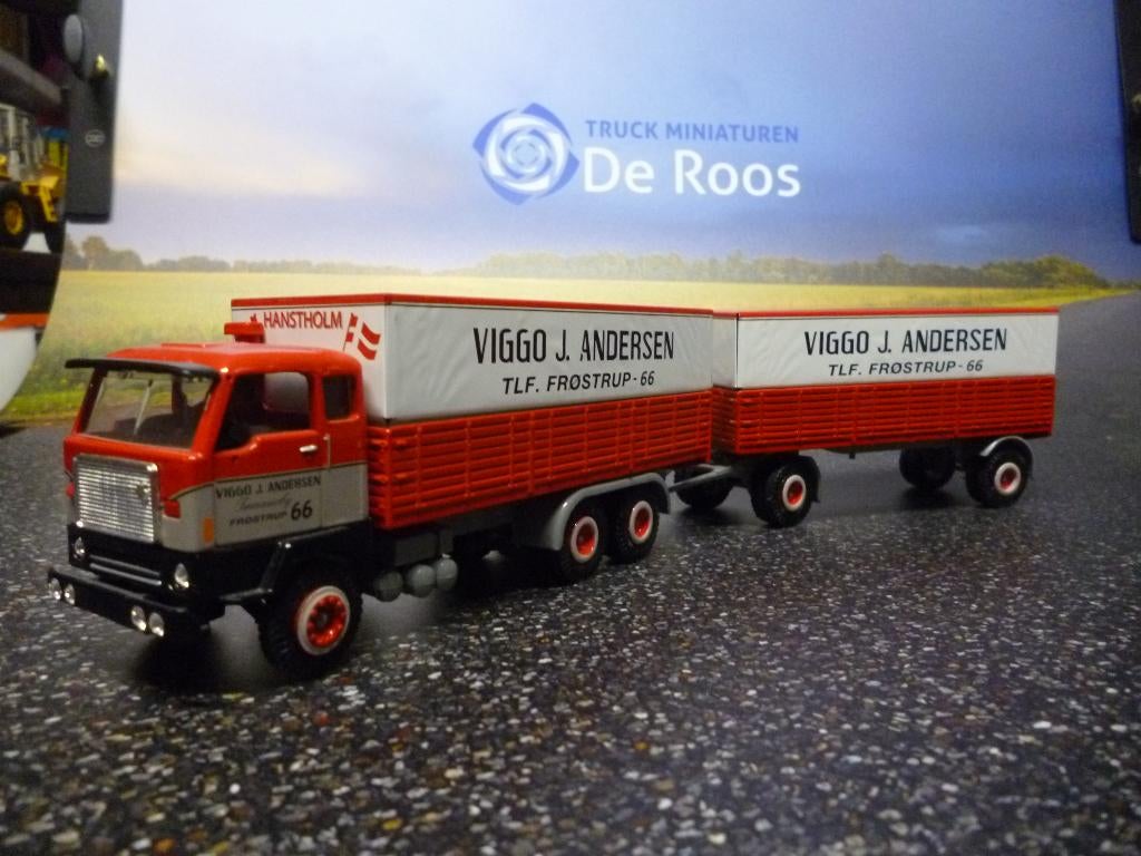 Tekno Volvo F88 Viggo J. Andersen, Ophalen of Verzenden, Nieuw, Bus of Vrachtwagen, Tekno