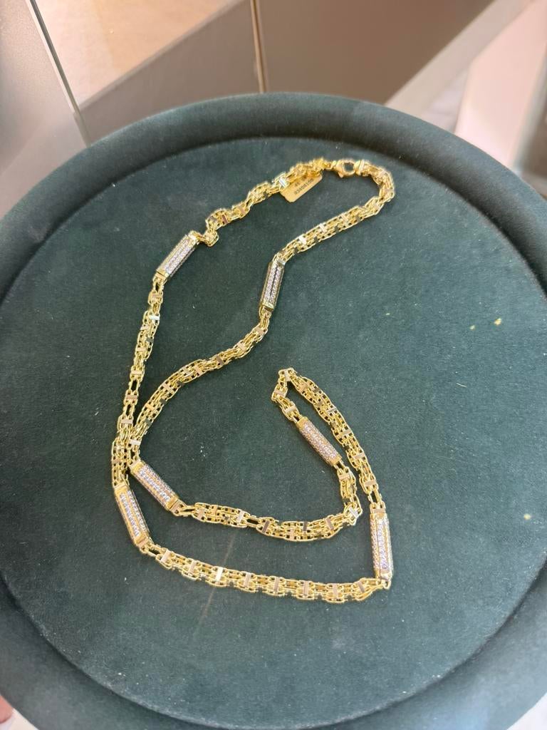 18KT Goud - 41 Gram - Ketting - MAGNUM, Sieraden, Tassen en Uiterlijk, Kettingen, Ophalen, Nieuw, Goud, Goud