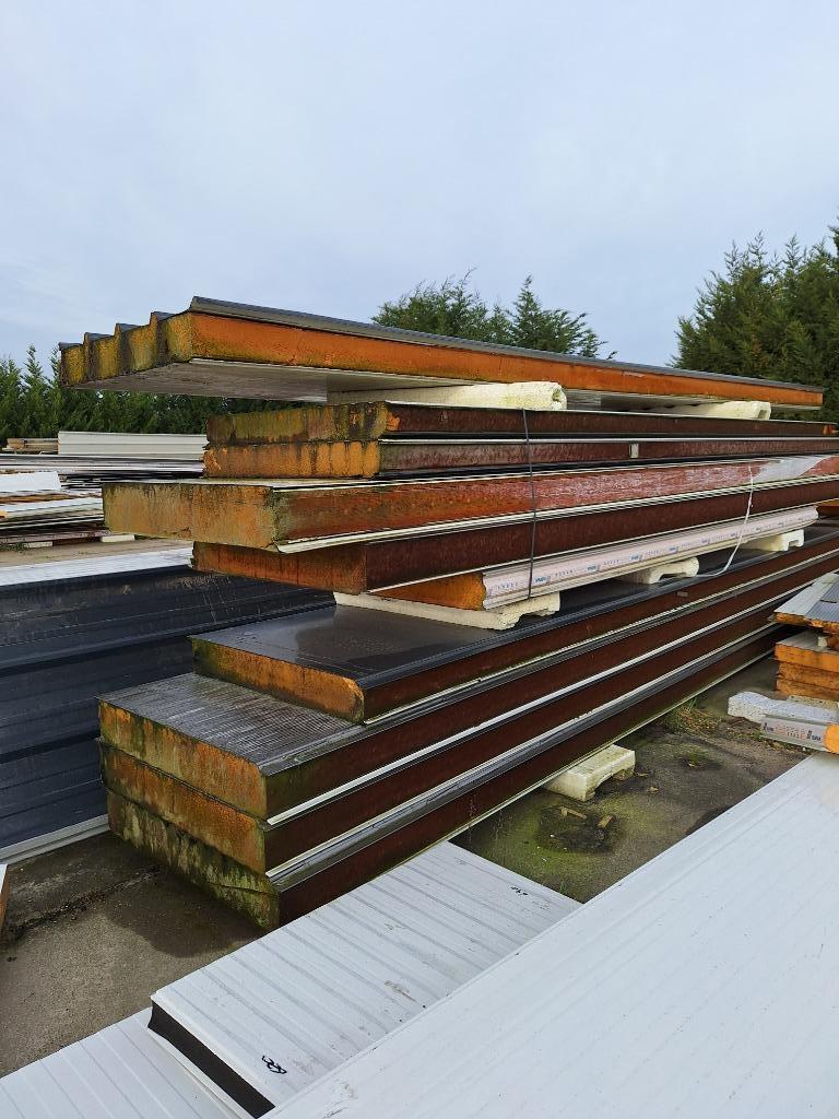 sandwichpaneel, dakpaneel, wandpaneel, panelen, damwand, Ophalen, Gebruikt, Overige materialen, Minder dan 20 mm