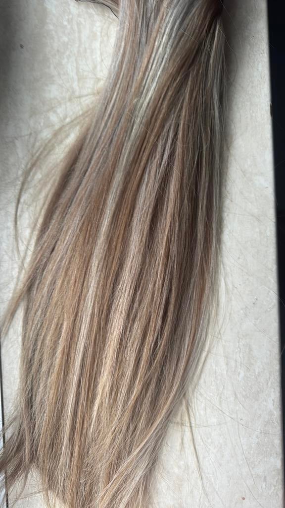 Haarverlenging - 120 gram - 1 normaal, 3 invisible wefts, Sieraden, Tassen en Uiterlijk, Uiterlijk | Haarverzorging, Ophalen of Verzenden
