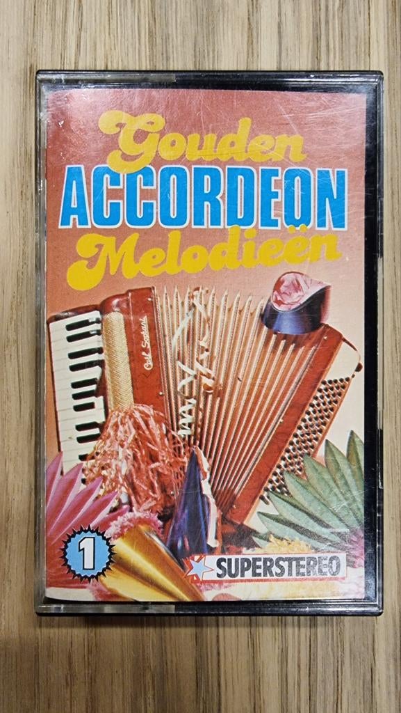 Verzameling accordeon muziek op cassettebandjes. DEEL 1, Cd's en Dvd's, Cassettebandjes, Ophalen of Verzenden, Gebruikt, Overige genres