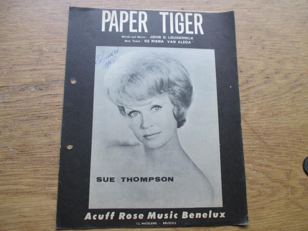 PAPER TIGER, Accordeon, Gebruikt, Ophalen of Verzenden, Artiest of Componist