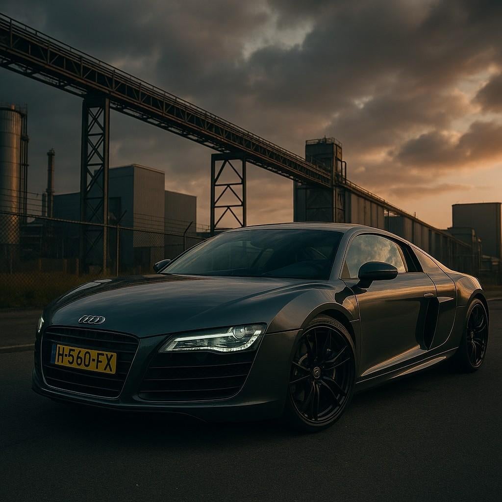 Audi R8 5.2 FSI V10 Plus 550pk Quattro S Tronic 2014 Grijs, Auto's, Audi, Automaat, 5204 cc, Vierwielaandrijving, 92 €/maand