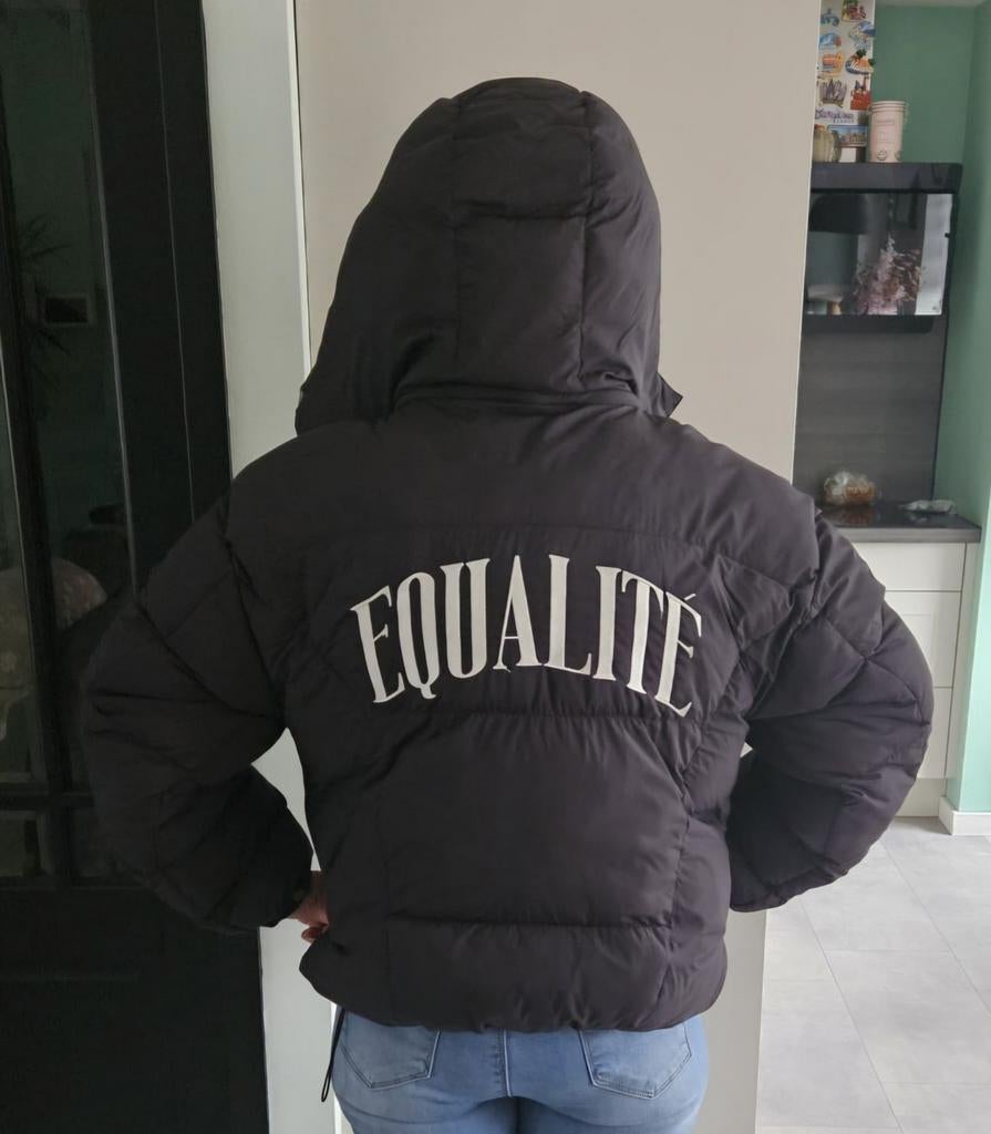 Equalité jas zwart mt M, Verzenden, Zo goed als nieuw, Zwart