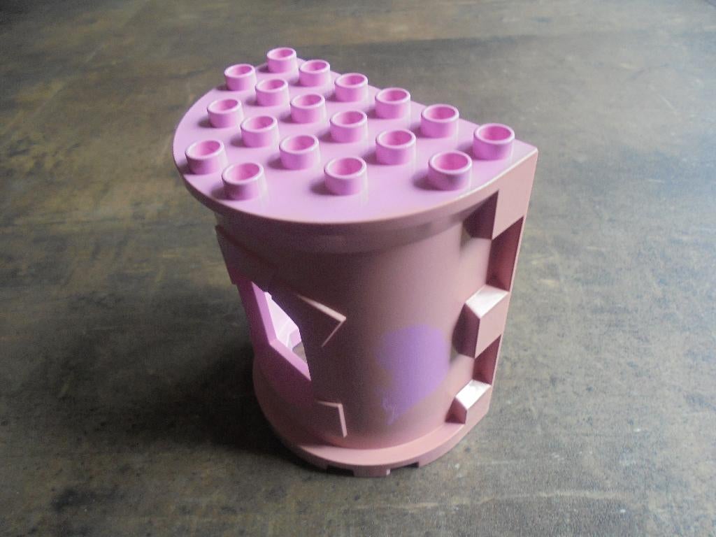 Lego Duplo Wall 4x6x6 Curved Turret (zie foto's) !!LEZEN!! 4, Ophalen of Verzenden, Gebruikt, Losse stenen, Duplo