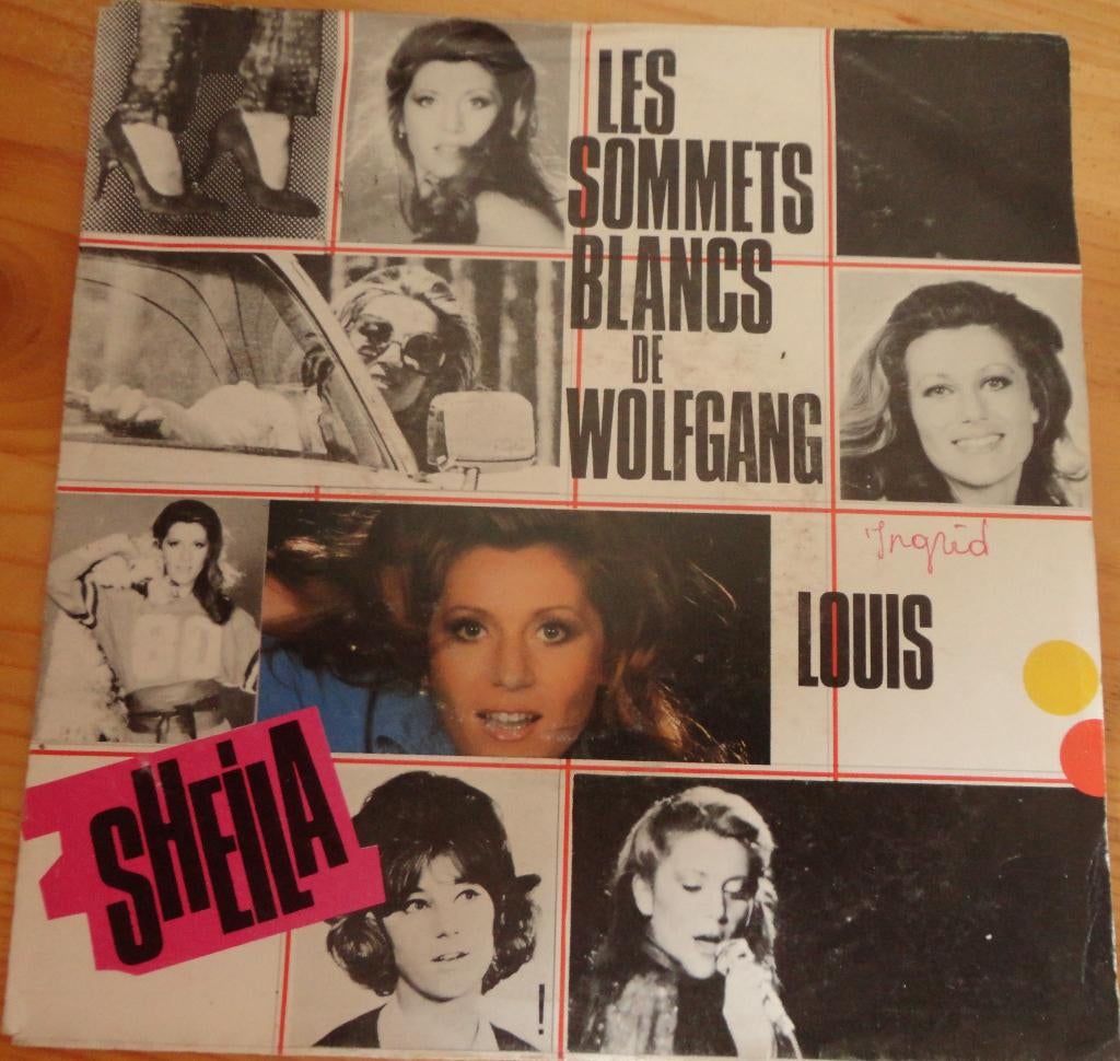 Sheila > Les sommets blancs de Wolfgang, Gebruikt, 7 inch, Single, Ophalen of Verzenden