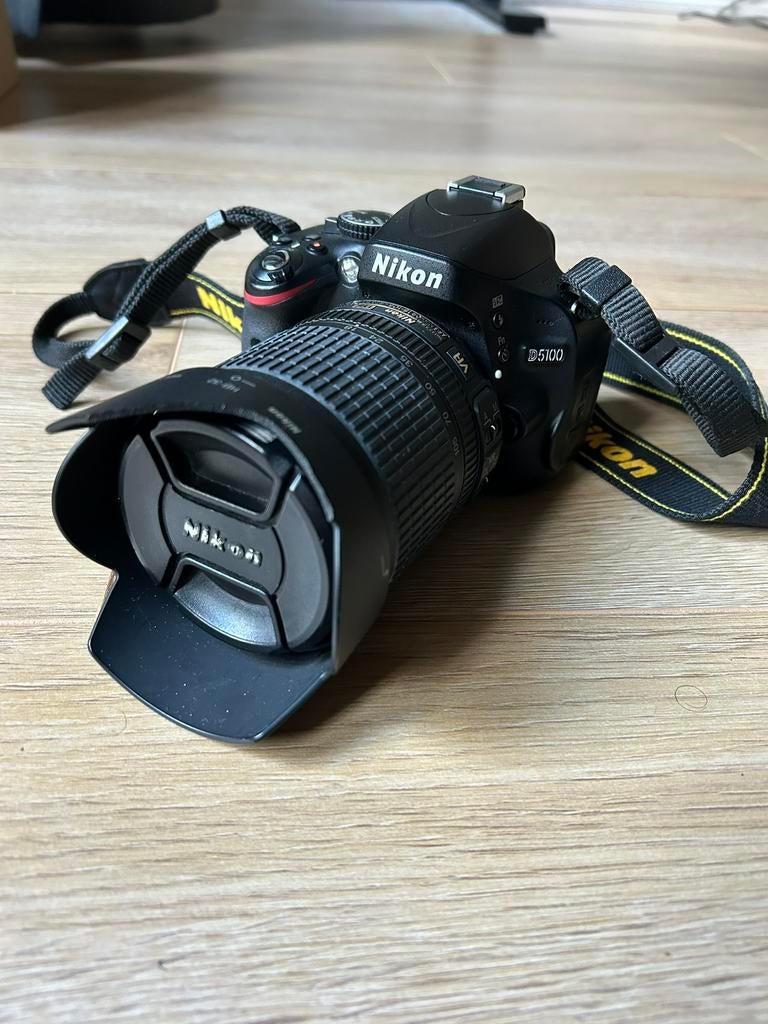 Nikon d5100 met af-s nikkor 18-105 lens, Audio, Tv en Foto, Fotocamera's Digitaal, Spiegelreflex, Ophalen of Verzenden, Zo goed als nieuw