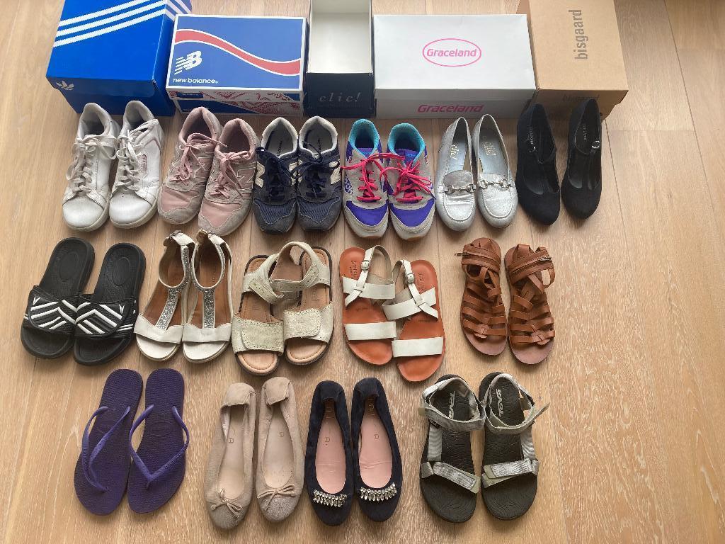 15 x Schoenen, sneaker, ballerina's, sandalen Clic mt. 36, Kinderen en Baby's, Meisje, Schoenen, Ophalen of Verzenden, Zo goed als nieuw