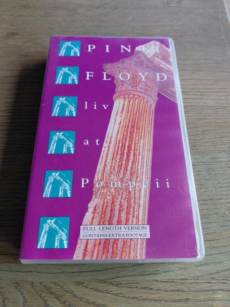 Pink Floyd live at Pompeii videoband., Cd's en Dvd's, Alle leeftijden, Ophalen of Verzenden, Gebruikt, Muziek en Concerten
