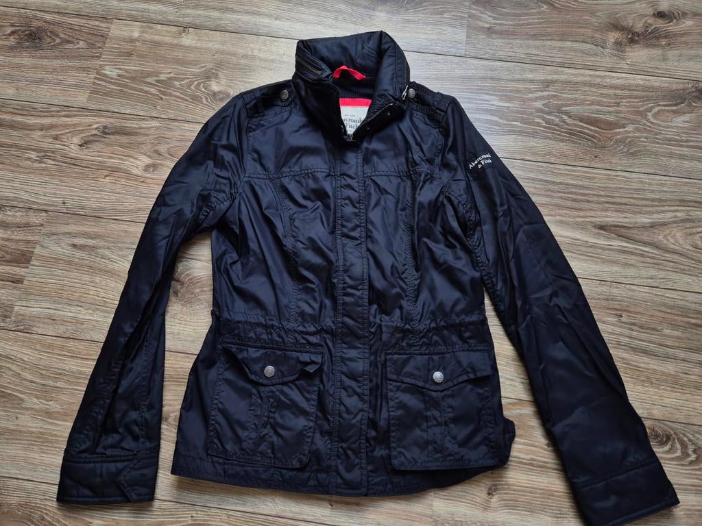Abercrombie & Fitch jas maat M, Maat 38/40 (M), Blauw, Ophalen of Verzenden, Zo goed als nieuw