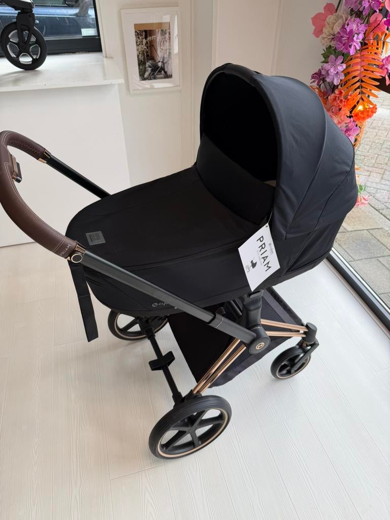 Showmodel Cybex Priam Kinderwagen Rose Gold - Sepia Black, Ophalen, Zo goed als nieuw, Overige merken
