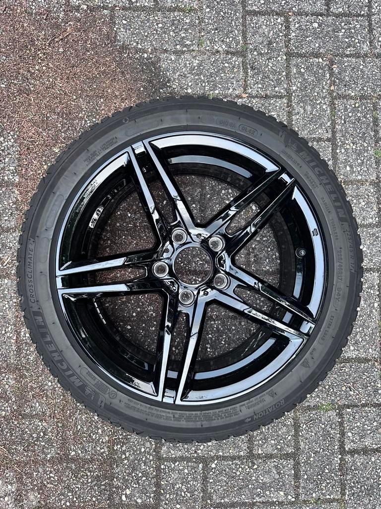 BMW F20 Michelin all season banden met velgen, Auto-onderdelen, Banden en Velgen, Ophalen, Gebruikt, 17 inch, All Season