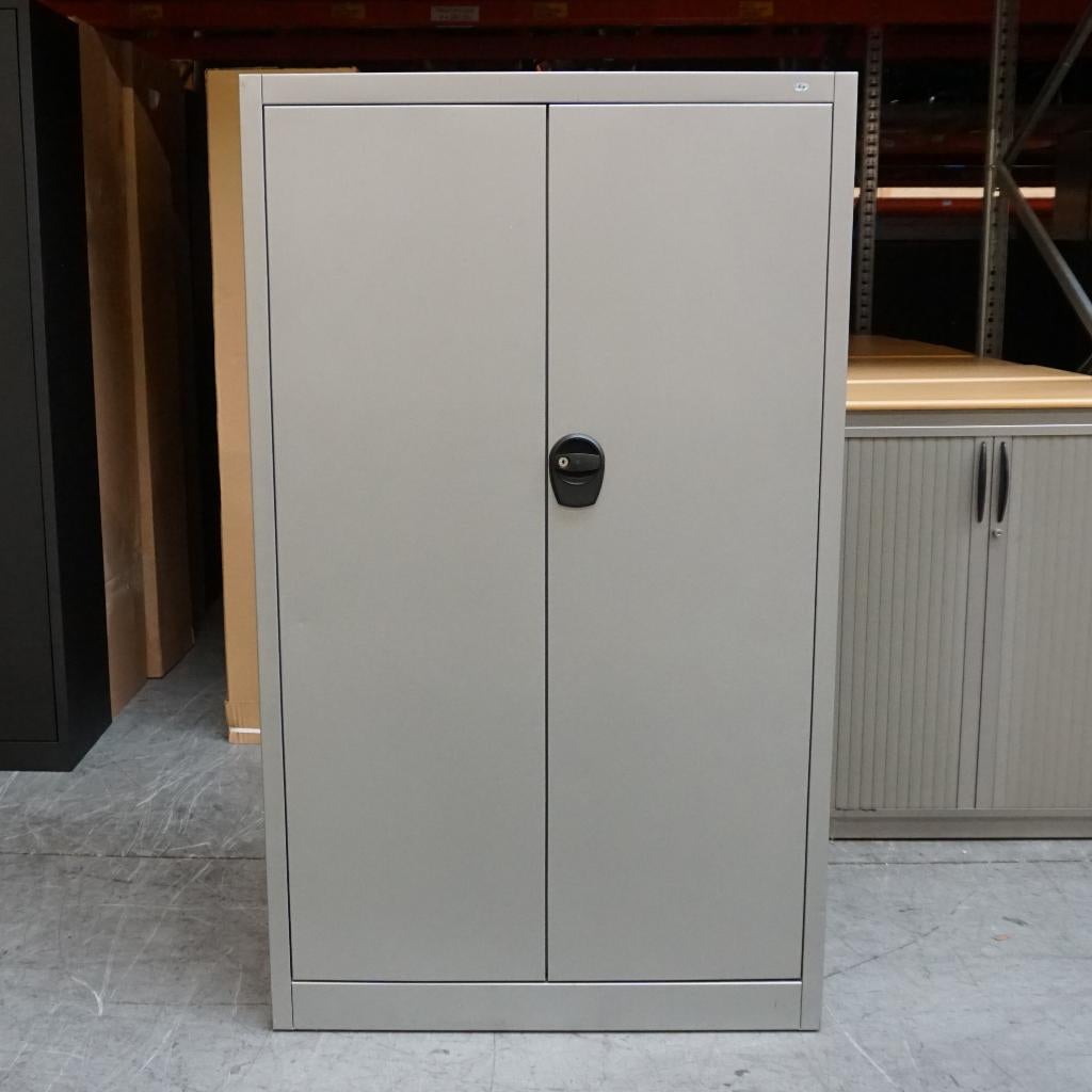 Scheeres Draaideurkasten | 160 x 95 x 40 cm | Grijs | Metaal, Gebruikt, -, -, Metaal