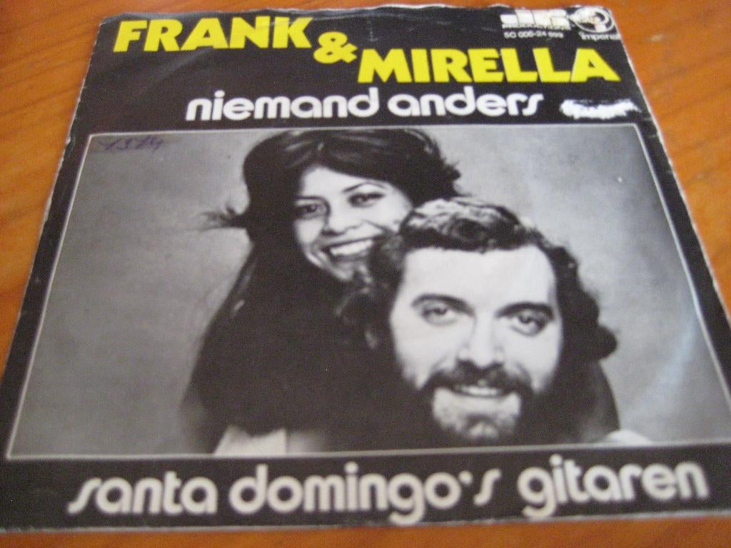 Frank en Mirella: Niemand anders, Ophalen of Verzenden, Zo goed als nieuw, Nederlandstalig, Single