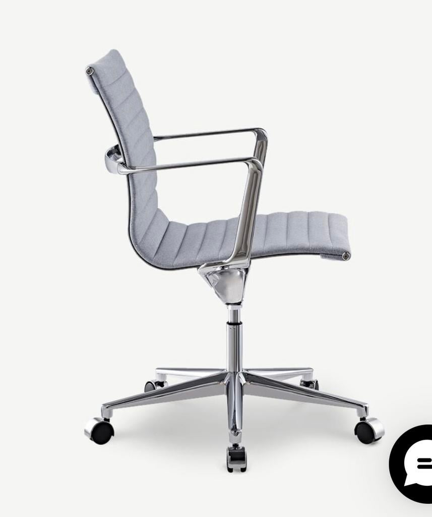 Nieuwe Design Bureaustoel - Lichtgrijs, Ophalen, Onbekend, Nieuw, Onbekend